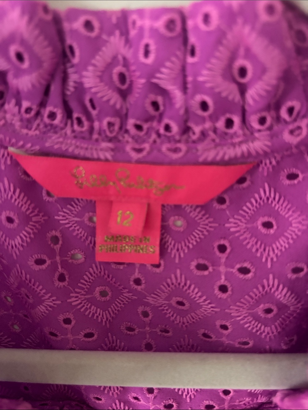 LIlly Pulitzer Calynn Eyelet button down - Picture 3 of 6
